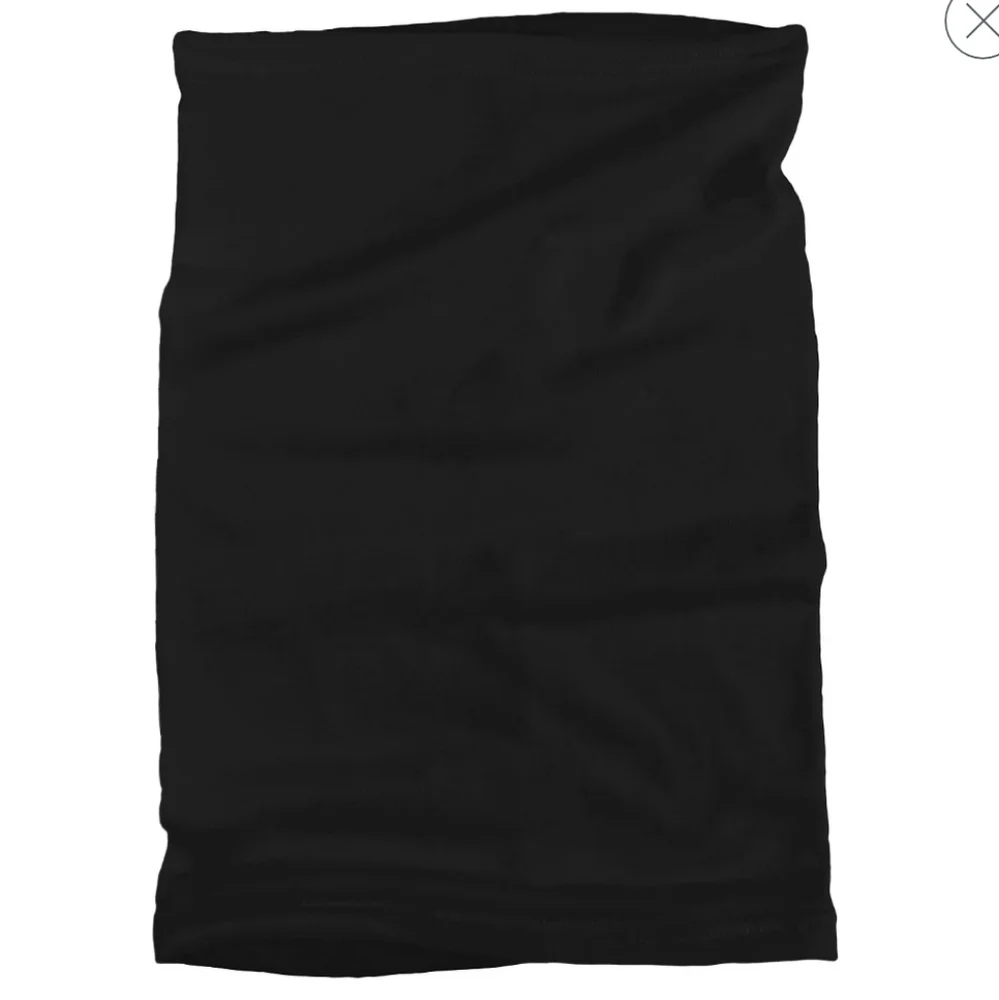 Black Neck Gaiter Face Mask for Men - Stretch Breathable Face Cover